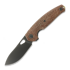 GiantMouse ACE Jagt Burlap Micarta kääntöveitsi, PVD
