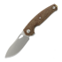 GiantMouse ACE Jagt Burlap Micarta sulankstomas peilis, satin