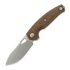 GiantMouse ACE Jagt Burlap Micarta kääntöveitsi, satin