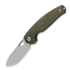 GiantMouse - ACE Jagt, green canvas micarta
