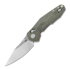 GiantMouse ACE Nazca Green Canvas Micarta 折叠刀