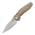 Coltello pieghevole GiantMouse ACE Nazca Natural Canvas Micarta