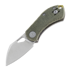 GiantMouse ACE Nibbler Green Canvas Micarta