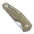 GiantMouse ACE Nimbus V2 Green Canvas Micarta kääntöveitsi