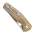 GiantMouse ACE Nimbus V2 Natural Canvas Micarta 折叠刀