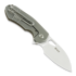 GiantMouse ACE Riv kääntöveitsi, green canvas micarta