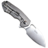 GiantMouse ACE Riv sulankstomas peilis, green canvas micarta