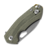 Couteau pliant GiantMouse ACE Riv Liner lock, green canvas micarta