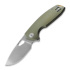 GiantMouse ACE Tribeca Titanium sulankstomas peilis, žalia