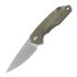 GiantMouse Corta Green Canvas Micarta kääntöveitsi