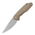GiantMouse Corta Natural Canvas Micarta kääntöveitsi