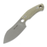 GiantMouse GMF1 XL Green Canvas Micarta knife