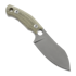 GiantMouse GMF1 XL Green Canvas Micarta kniv