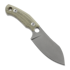 GiantMouse GMF1 XL Green Canvas Micarta knife