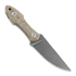 GiantMouse GMF3 Natural Canvas Micarta kniv