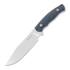 GiantMouse GMF4 Double Black Canvas Micarta puukko