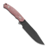 GiantMouse GMF4 Red Canvas Micarta knife