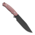 GiantMouse GMF4 Red Canvas Micarta puukko