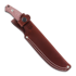 GiantMouse GMF4 Red Canvas Micarta knife