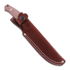 GiantMouse GMF4 Red Canvas Micarta puukko