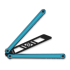 Glidr Antarctic 2 balisong trainer, blue moon