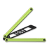 Тренировочный балисонг Glidr Antarctic, lime green