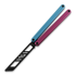Glidr Arctic 2 Tumbled balisong trainer, Cotton Candy