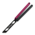 Glidr Arctic 2 Tumbled balisong trainer, Dark Rose