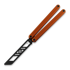 Balisong trainer Glidr Arctic 2 Tumbled, Desert Orange