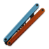 Тренировочный балисонг Glidr Arctic 2 Tumbled, Fire and Ice