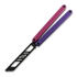 Balisong trainer Glidr Arctic 2 Tumbled, Milky Way