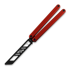 Тренировочный балисонг Glidr Arctic 2 Tumbled, Ruby