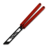 Balisong trainer Glidr Arctic 2 Tumbled, Ruby