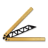 Glidr Original 2 balisong trainer, aztec gold