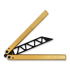 Glidr Original 2 balisong trainer, aztec gold