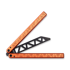 Glidr Original 4 Desert Orange balisong trainer