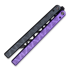Glidr Original 4 Purple Rain balisong trainer