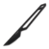 Glidr Sweeney peilis, kabinamas ant kaklo, black PVD