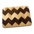 Guliles Cutting Board ZigZag Beech+Thermobeech 400x300x19mm
