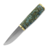 Nóż Harri Laine Blue puukko knife, stab. curly birch