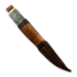 Nóż Harri Laine Blue puukko knife, stab. curly birch