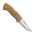 Helle 761 Berget 折り畳みナイフ, Mustard Jute Micarta
