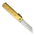 Higonokami Brass Handle Blue Paper Steel sulankstomas peilis