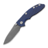 Couteau pliant Hinderer 3.0 XM-18 Slicer Non Flipper Tri-Way Working Finish Blue/Black G10