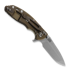 Hinderer 3.0 XM-18 Spanto Tri-Way Stonewash Bronze Translucent Green G10 sulankstomas peilis