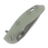 Couteau pliant Hinderer 3.0 XM-18 Spanto Tri-Way Stonewash Bronze Translucent Green G10