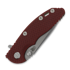 Hinderer 3.0 XM-18 Spanto Tri-Way Stonewashed Bronze Red G10 folding knife