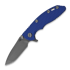 Hinderer 3.0 XM-18 Spanto Tri-Way Working Finish Blue G10 sulankstomas peilis