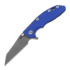 Hinderer 3.0 XM-18 Wharncliffe Tri-Way Battle Bronze Blue G10 sulankstomas peilis
