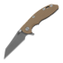 Couteau pliant Hinderer 3.0 XM-18 Wharncliffe Tri-Way Battle Bronze Coyote G10